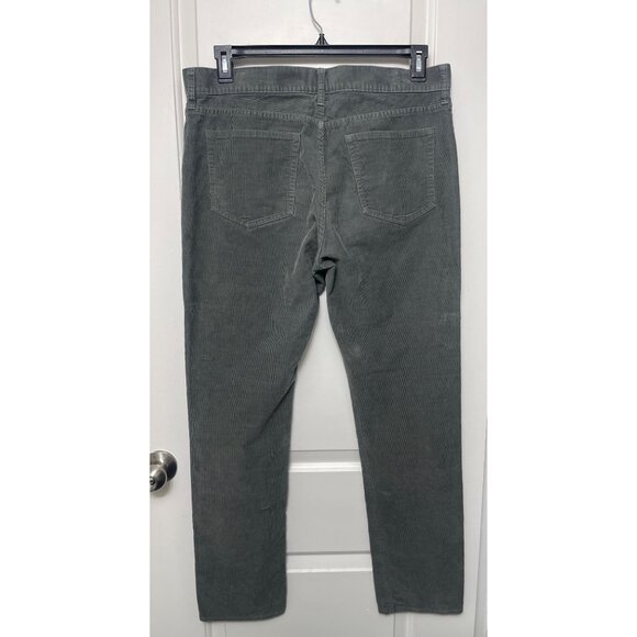 J.Crew Factory Men's Slim Fit Flex Corduroy Pants W34 L32 Gray - Picture 4 of 10